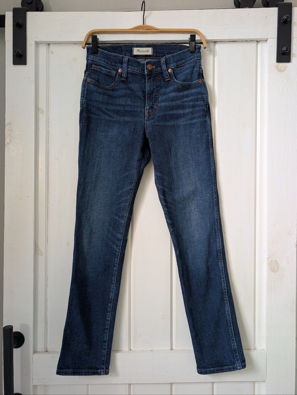 Madewell Slim Straight Jeans Dark Blue Size 26